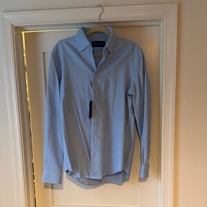 Grand Le Mar Blue Flannel Dress Shirt